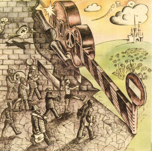 Обложка журнала "Крокодил" сентябрь 1989 г.