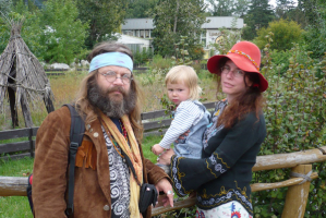 №146. это 2007 год - Володя Борода с женою Маркетой и сыном Джонотаном в пражском зоо 