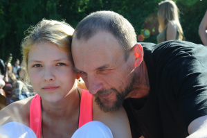 Пит Самоделкин с дочкой 